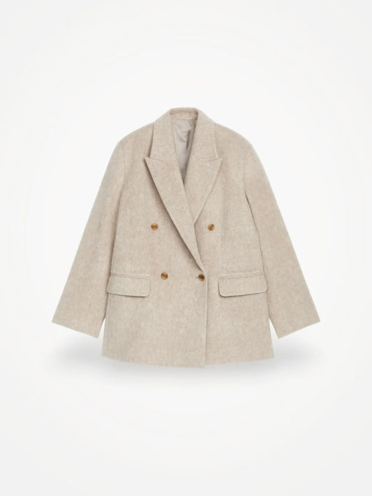 Arket I Borstad Ull Blazer