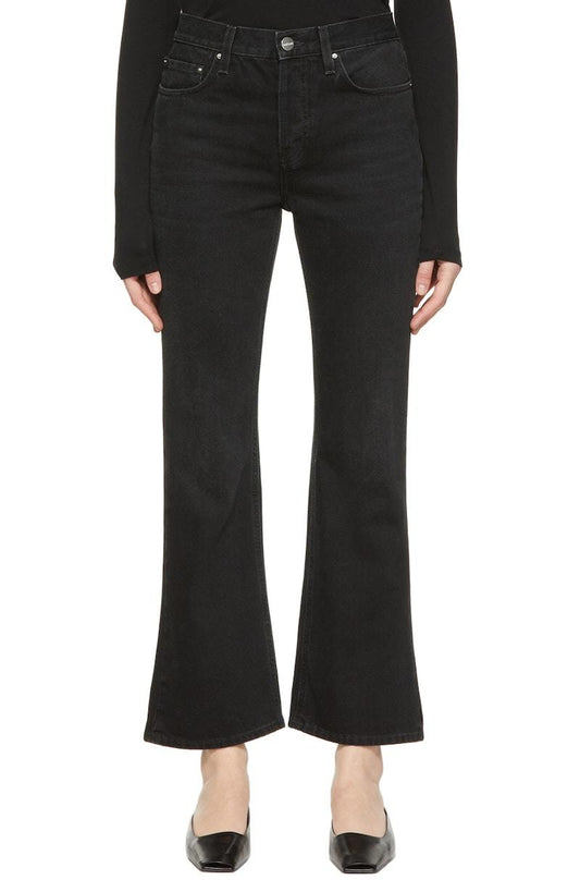 Toteme Cropped Kick Denim Jeans