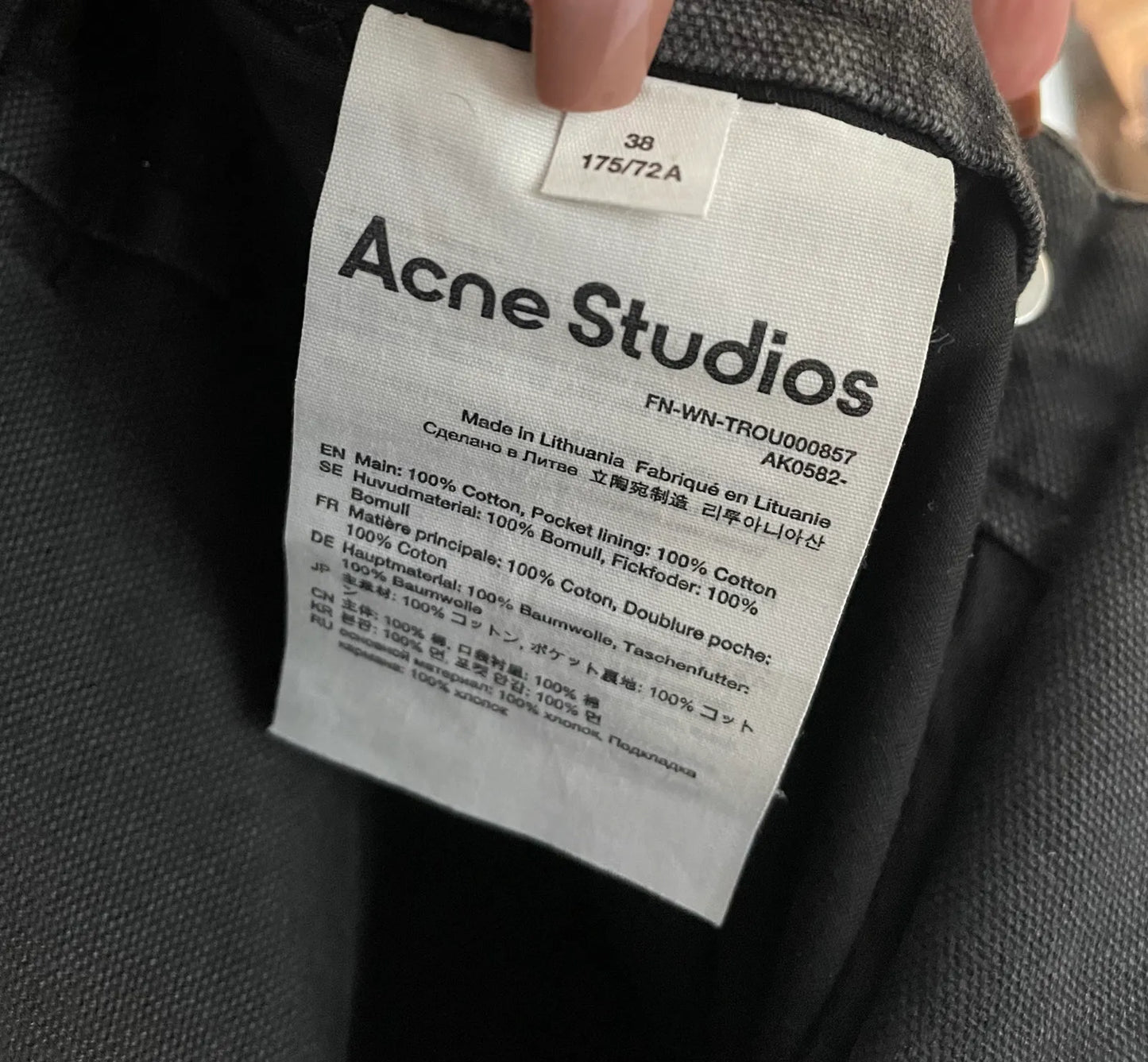 Acne Studios Cargotrousers Trousers