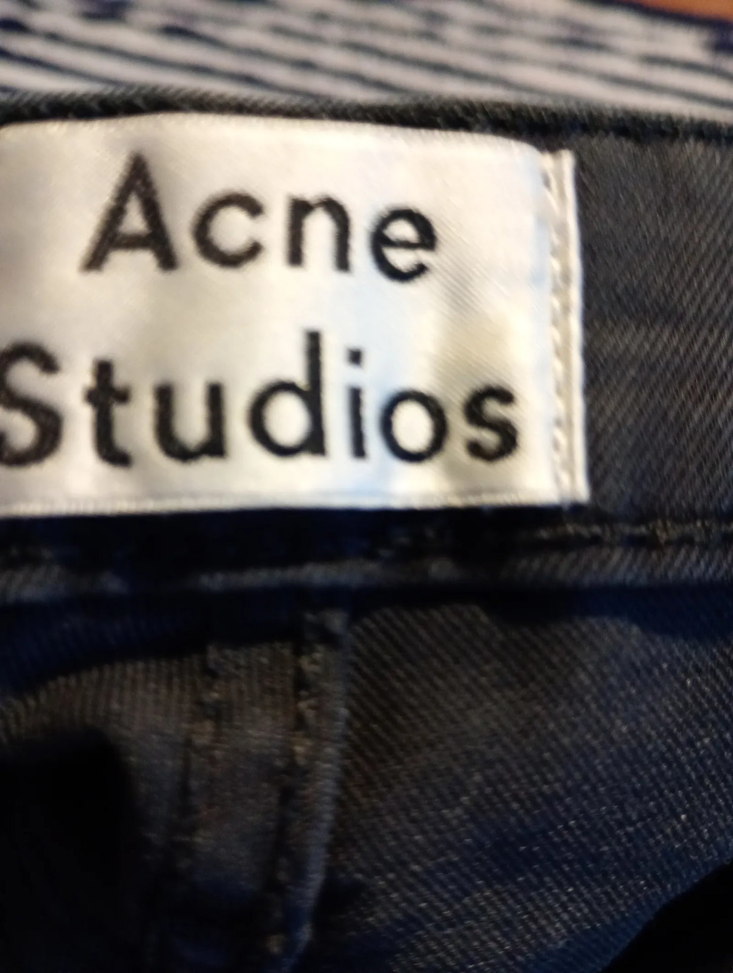 Acne Studios Flex Ups Black Jeans