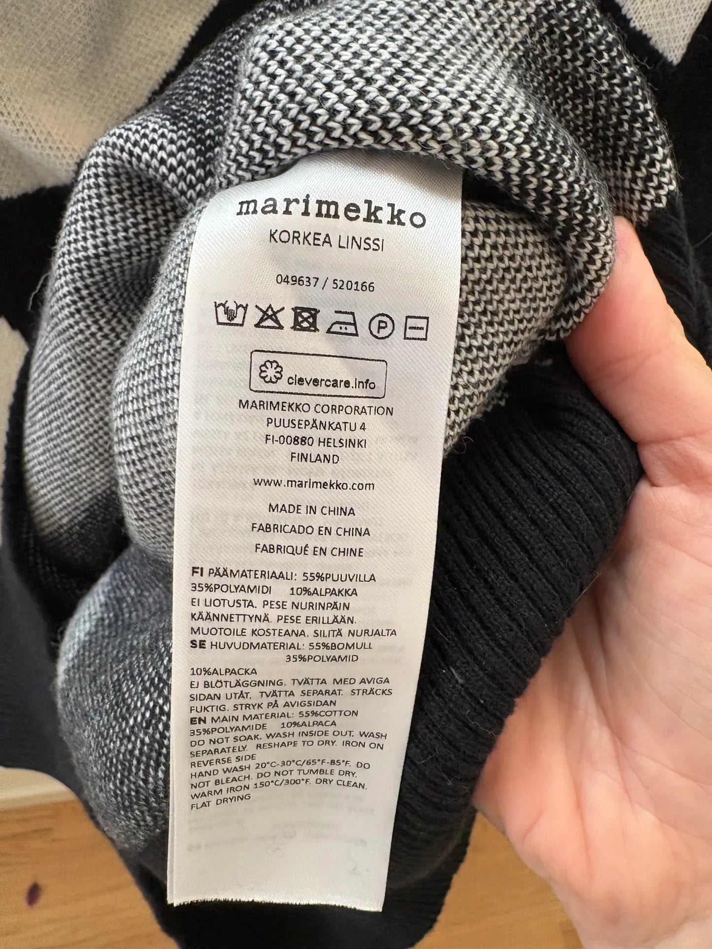 Marimekko Koreka Linssi Sweater