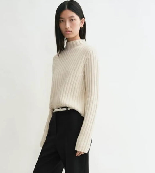 Toteme Petite Chunky Rib Knit Pullover
