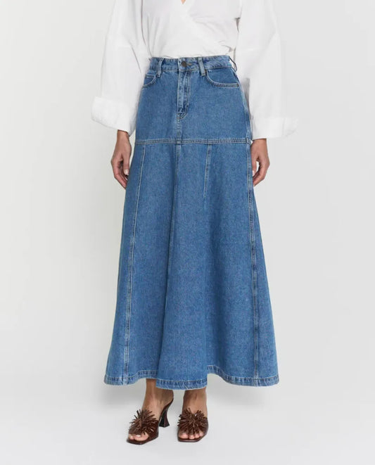 Twist & Tango Sherry Denim Blue Wash Skirt