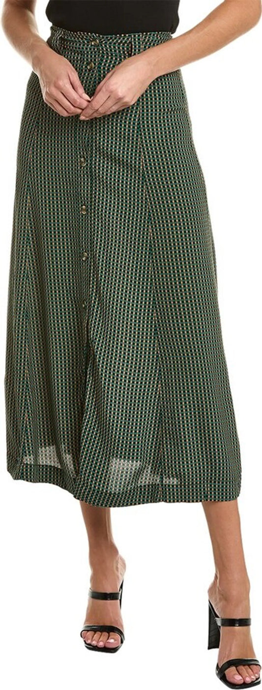 Ganni Gingham Skirt