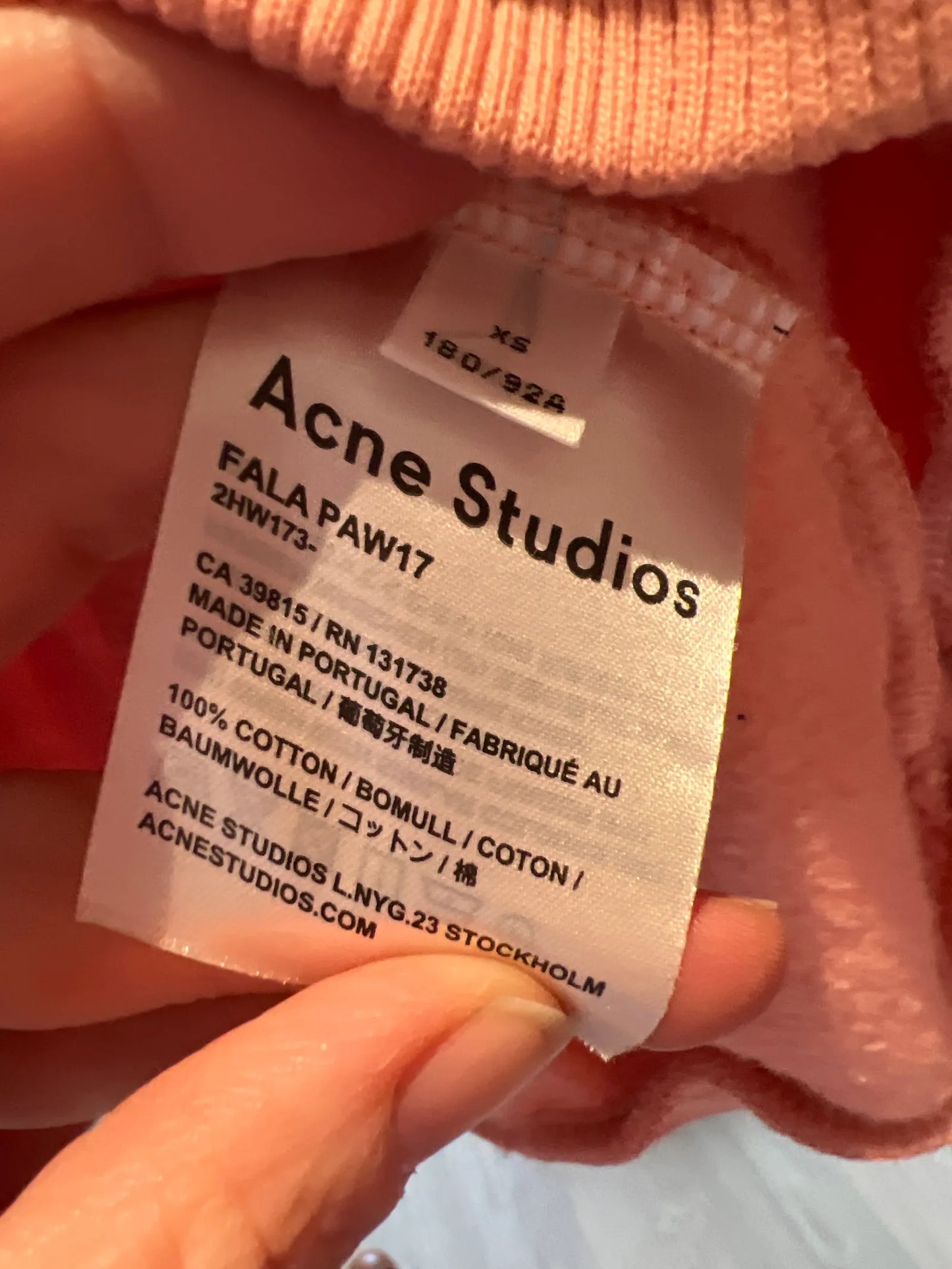 Acne studios fala hot sale