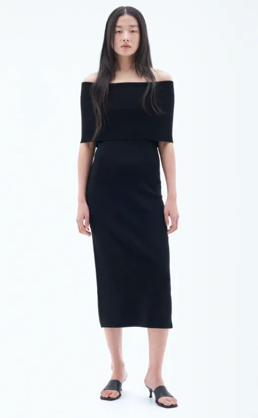 Filippa K Off Shoulder Knit Dress