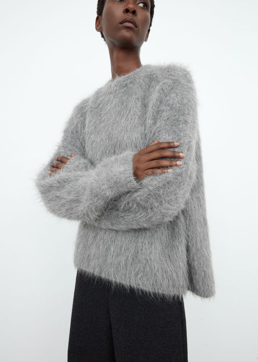 Toteme Boxy Alpaca Knit Sweater