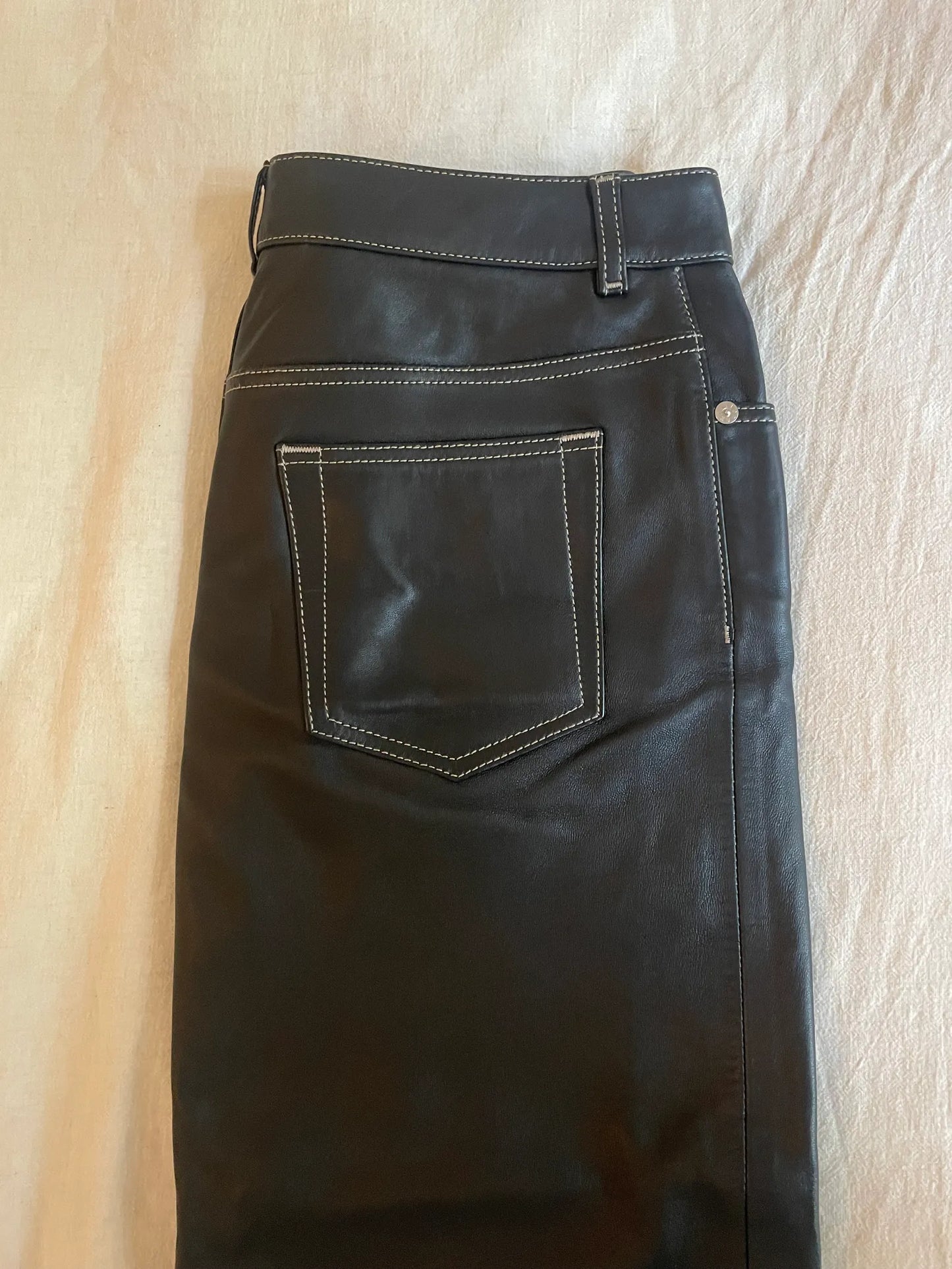 Filippa K Leather Skirt Skirt