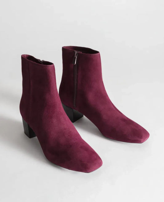 & Other Stories Suede Ankle Boots