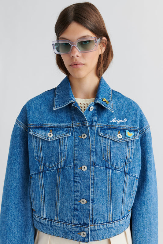 Axel Arigato Blue Rome Denim Jacket