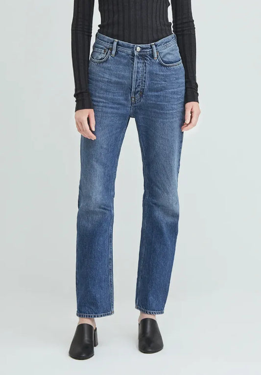 Acne Studios Log Mid Blue Jeans