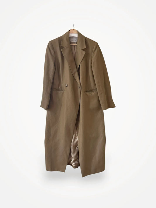 Dagmar Double Breasted Linen Coat