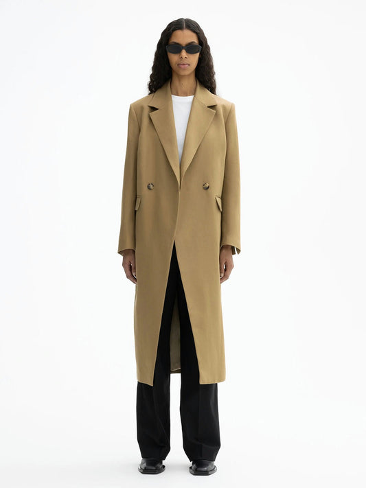 Dagmar Double Breasted Linen Coat