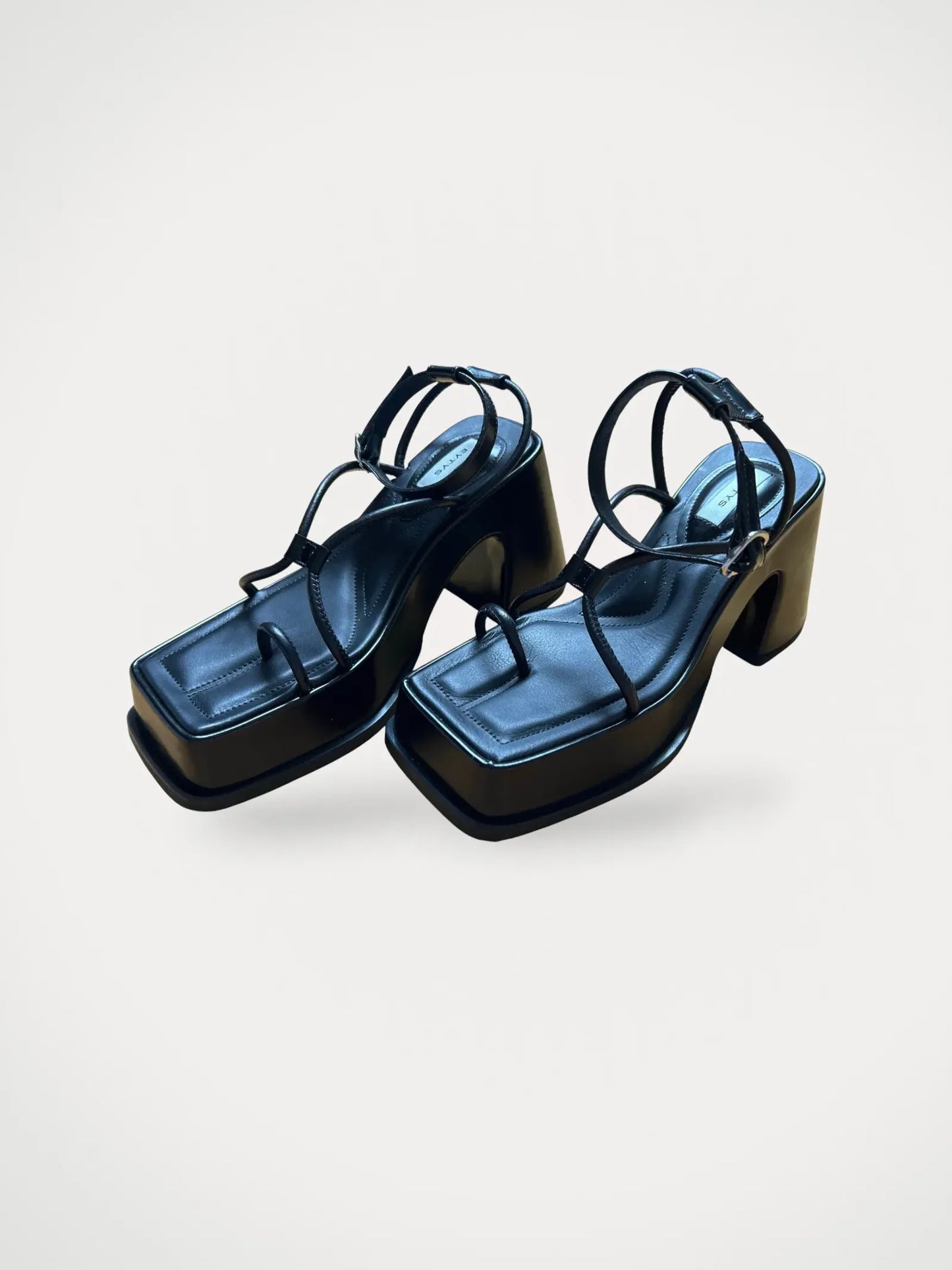 Eytys Olympia Leather Black High Heels