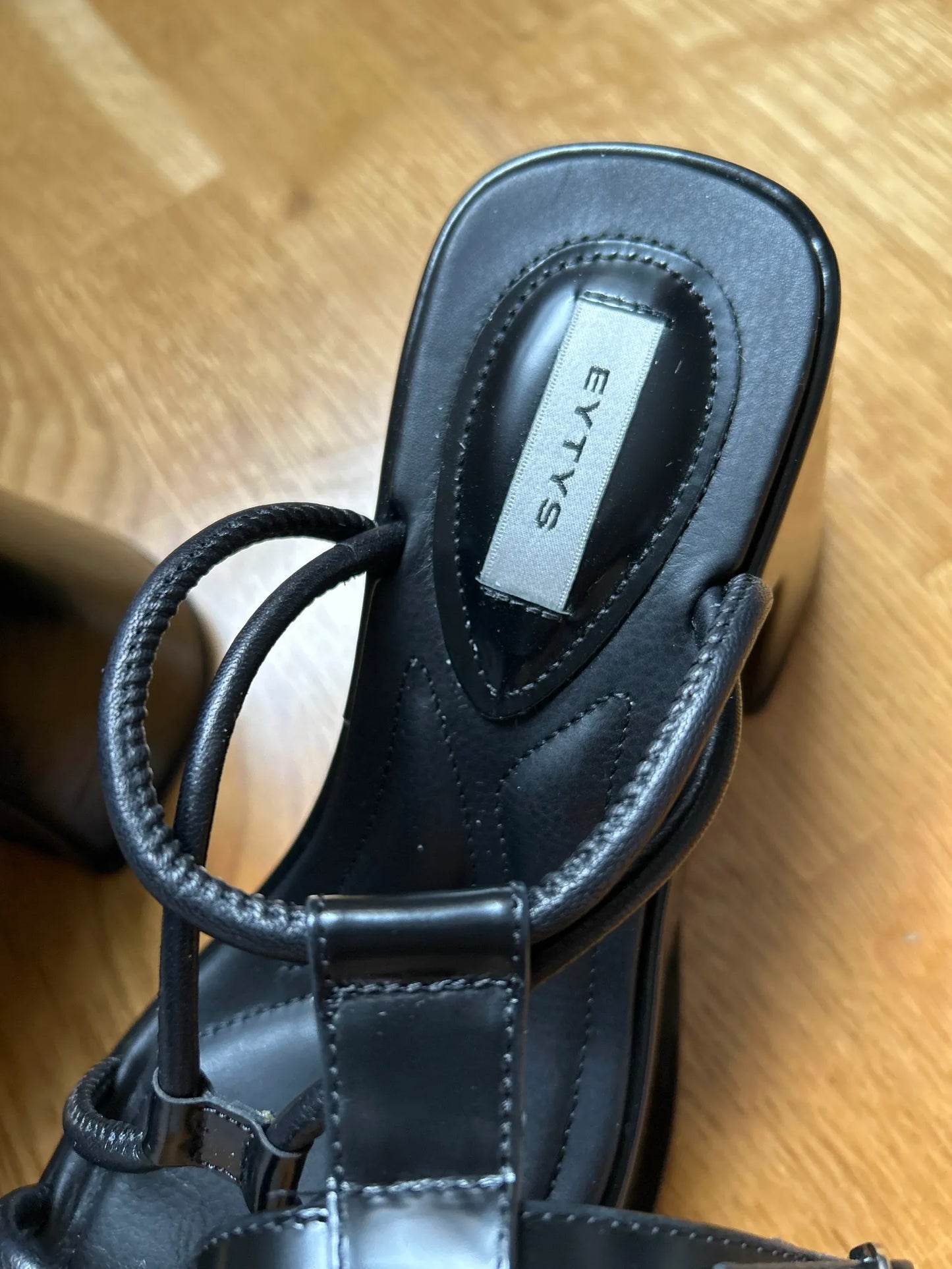 Eytys Olympia Leather Black High Heels