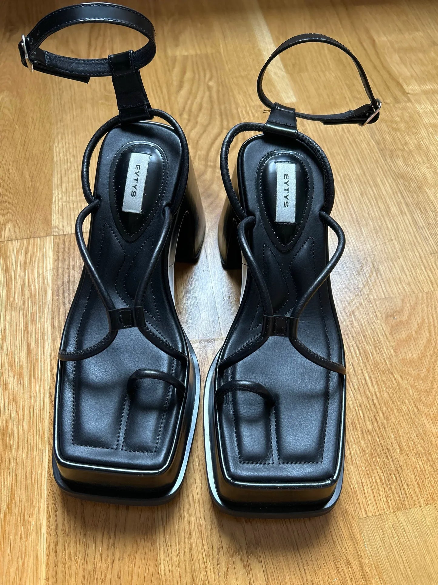 Eytys Olympia Leather Black High Heels