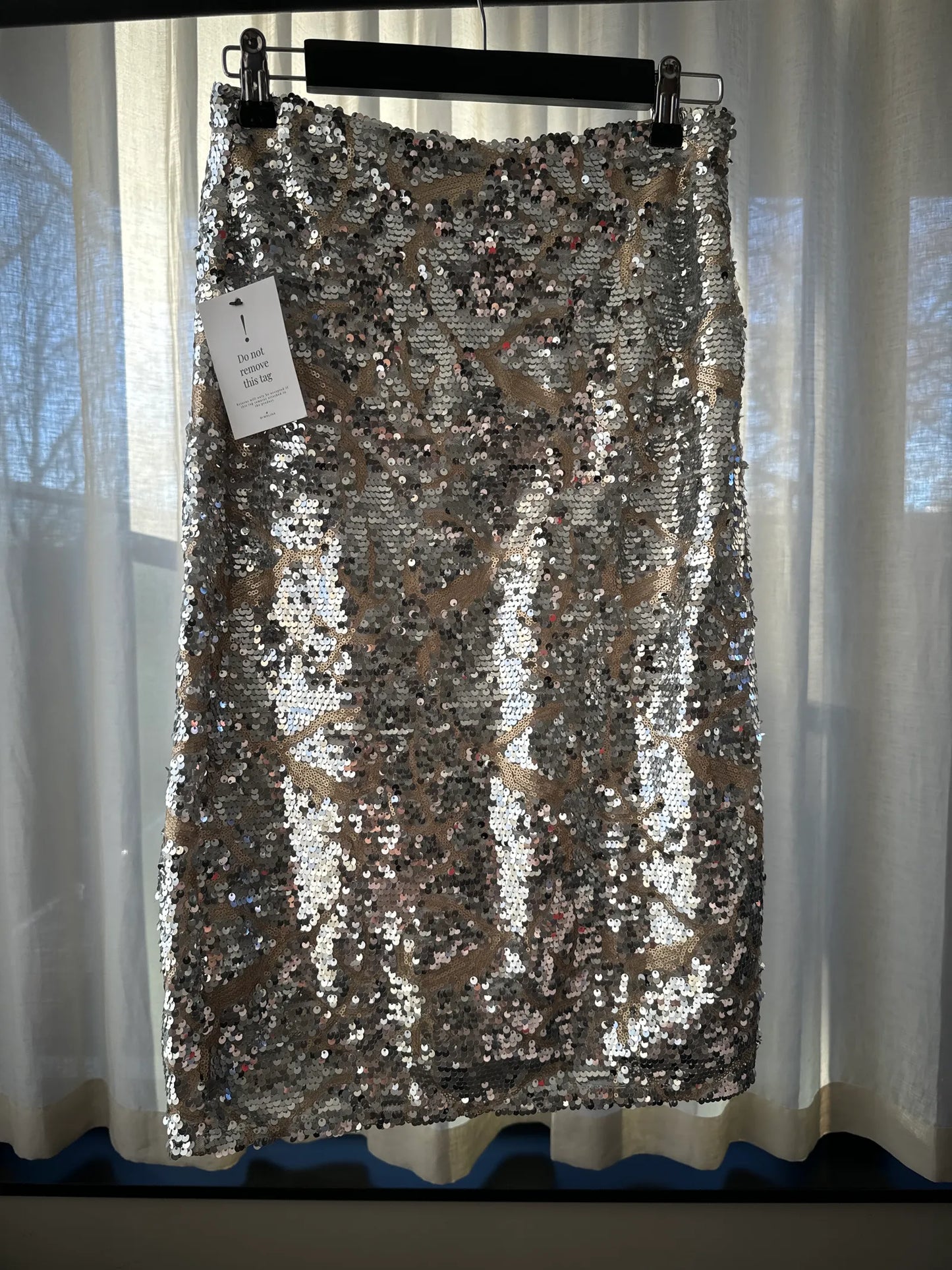 By Malina Evie Sequine Skirt