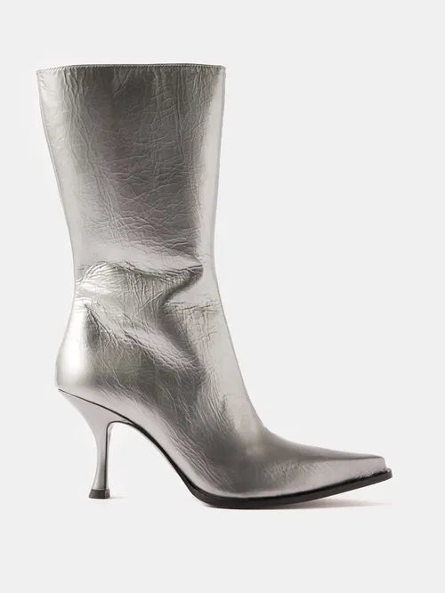Acne Studios Bexen Leather Ankle Boots Boots