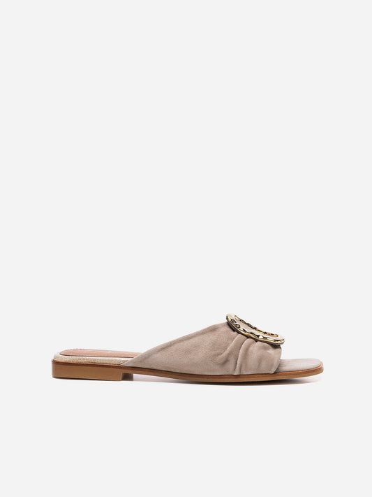 Flattered Misha Suede Sand Sandals