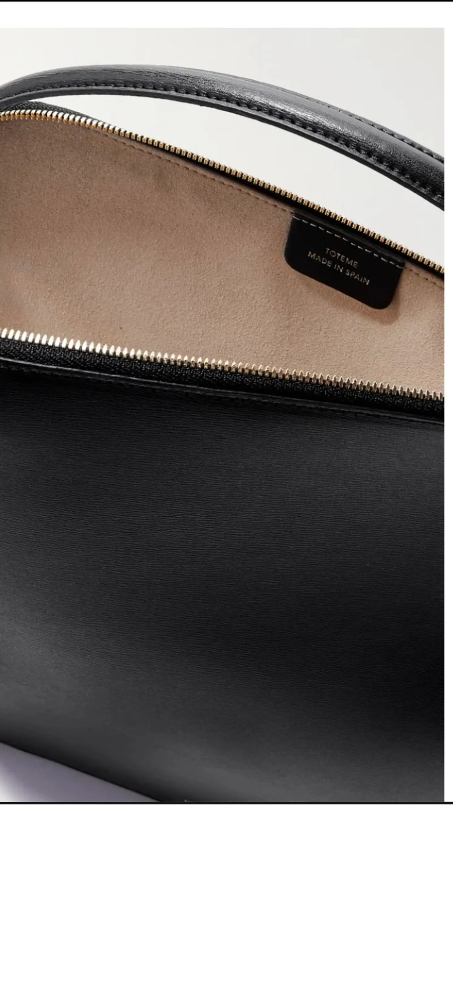 Toteme Slim Leather Tote Handbag