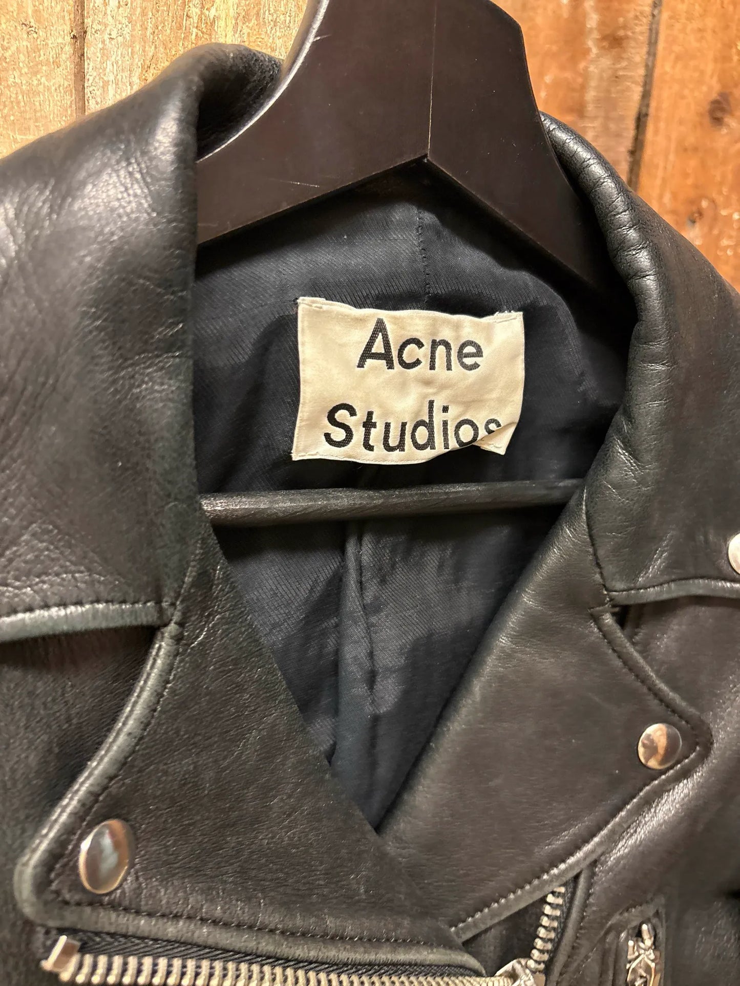 Acne Studios Mock Lederjacke