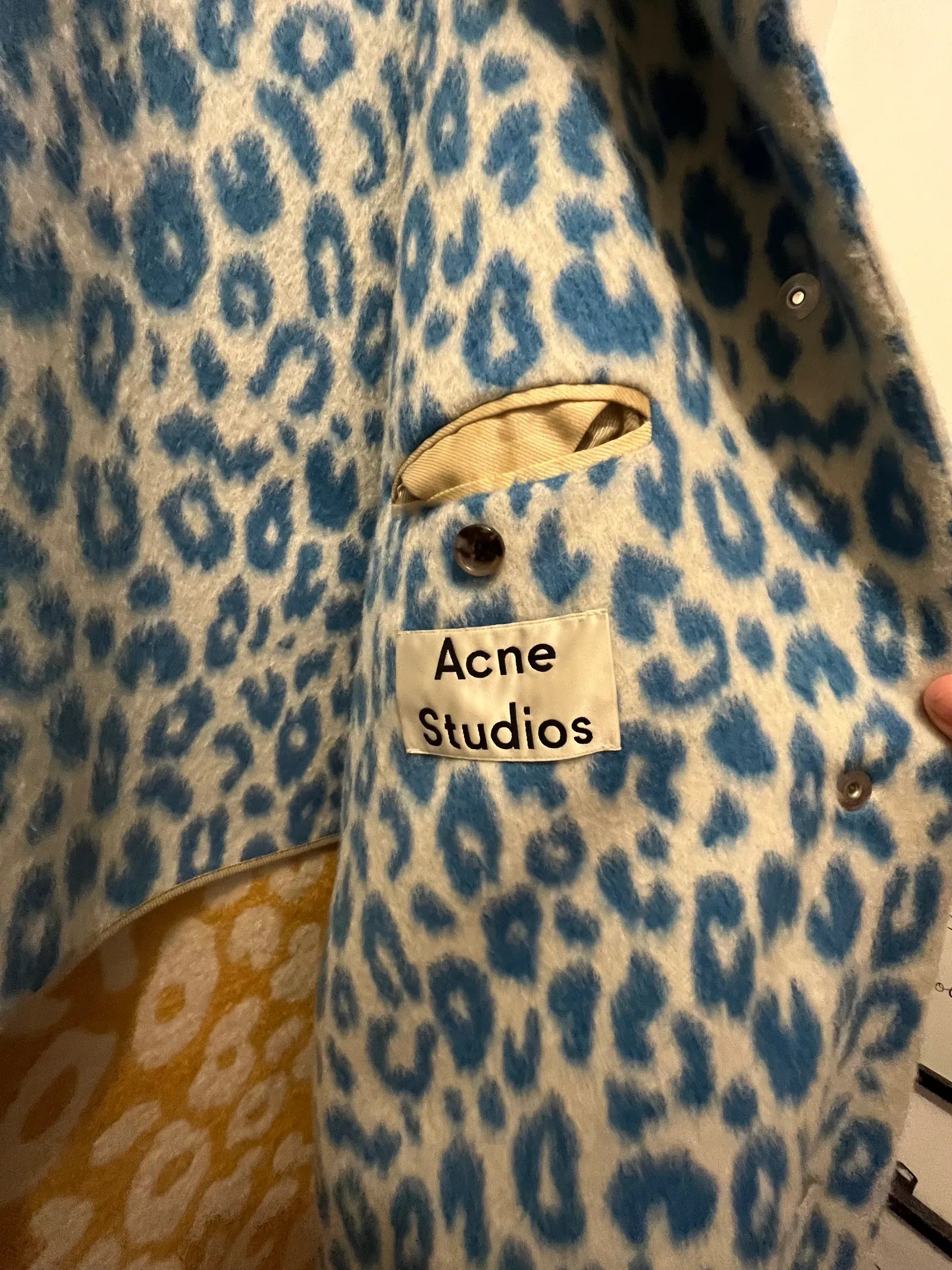 Acne leopard coat outlet