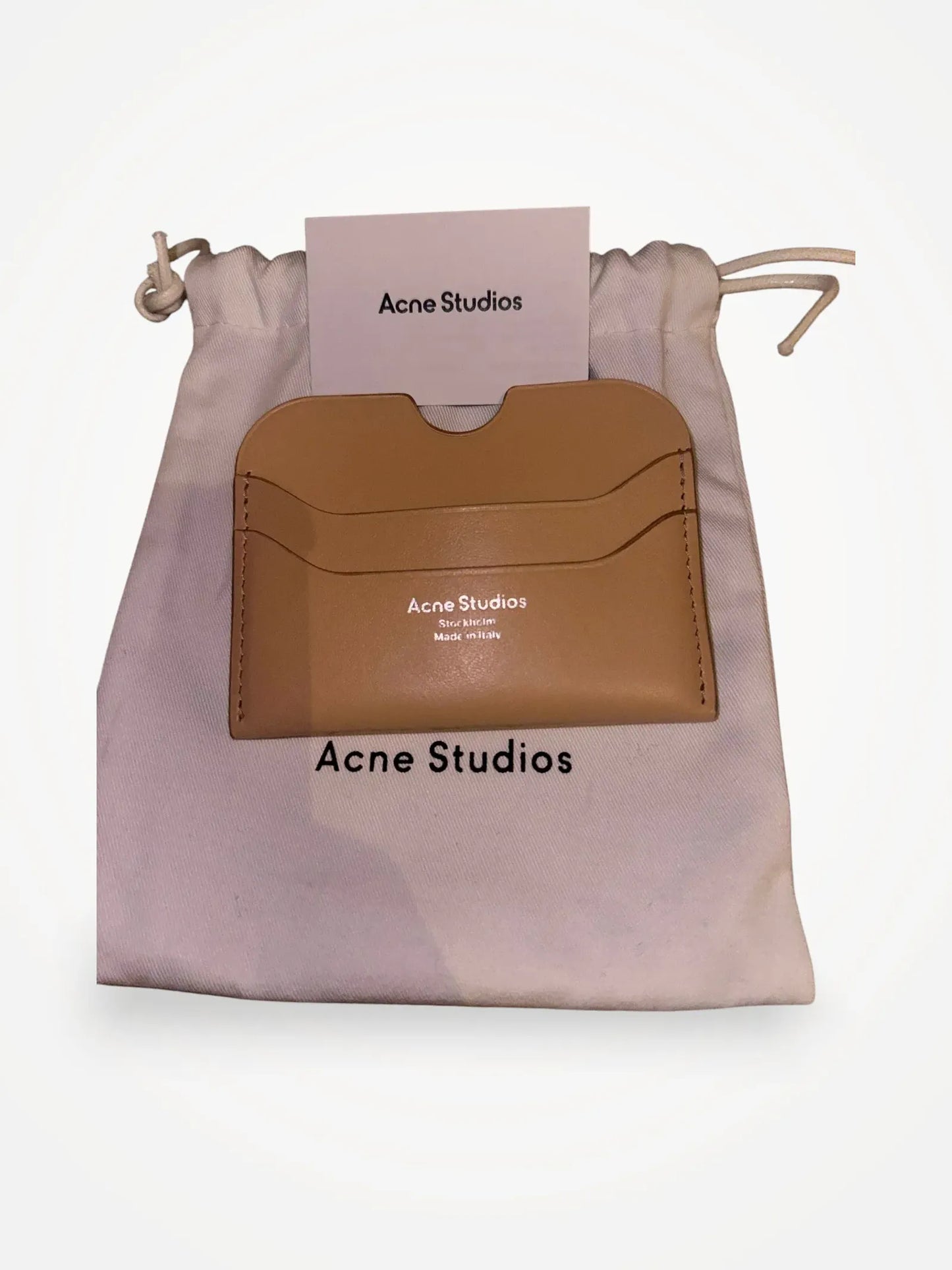 Acne Studios Leather Card Holder Wallet