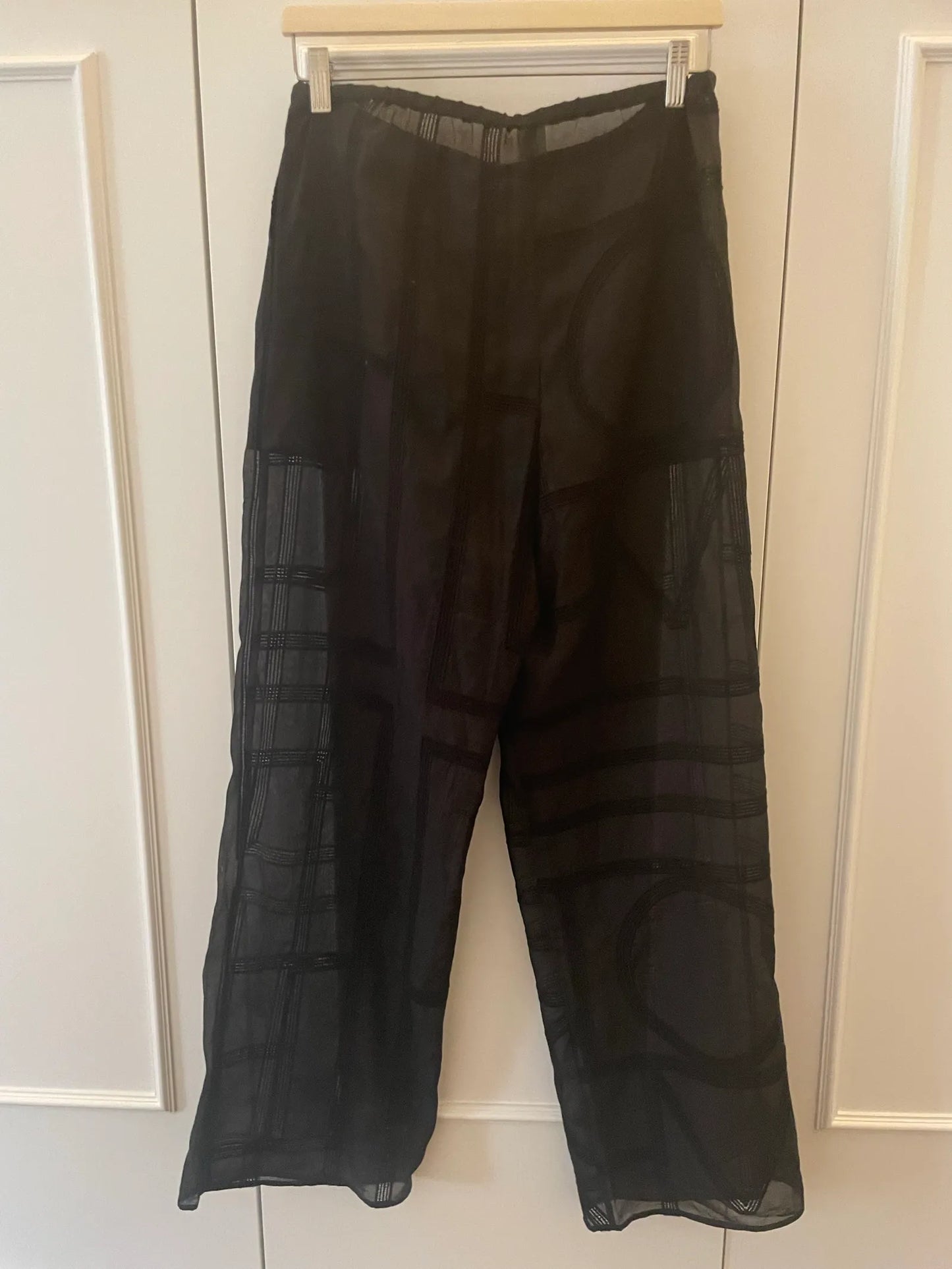 Toteme Monogram Crochet Pj Bottoms Trousers