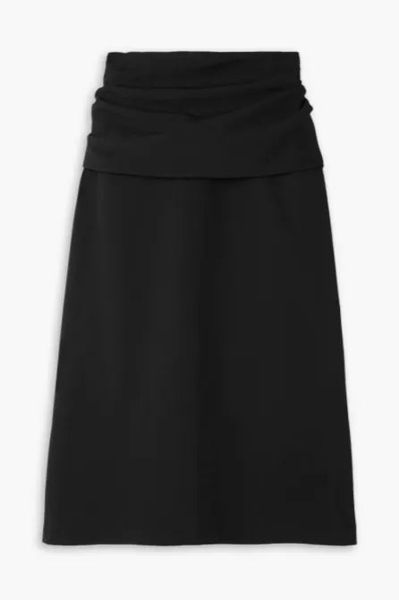 Toteme Wool Crepe Band Skirt