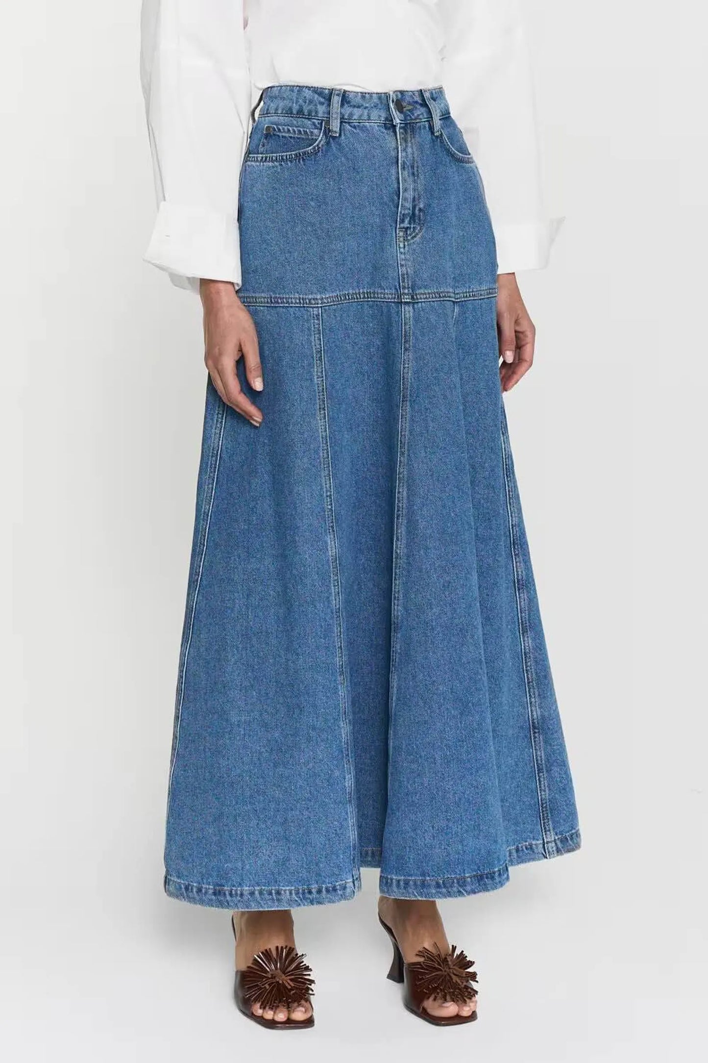 Twist & Tango Sherry Denim Blue Wash Skirt