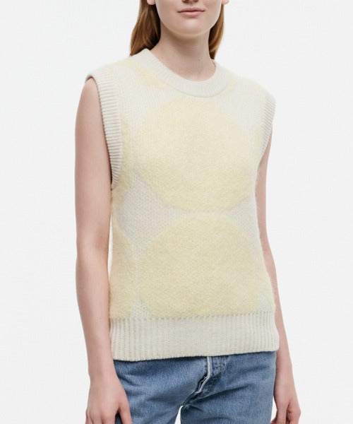 Marimekko Krapu Kivet Knitted Wool Vest