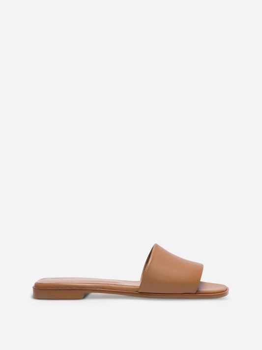 Flattered Mouna Leather Cognac Sandals
