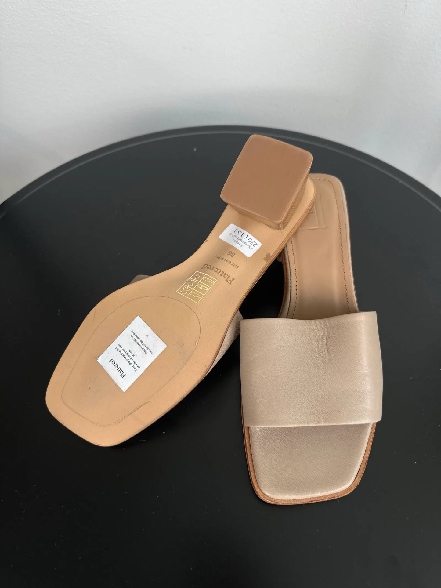 Flattered Jody Leather Beige Sandalen
