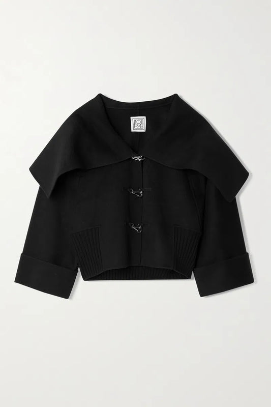 Toteme Cropped Double Clasp Jacket
