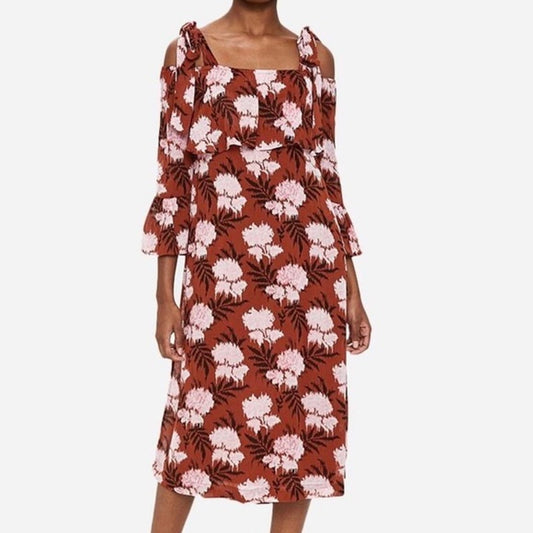 Ganni Monnette Georgette Dress